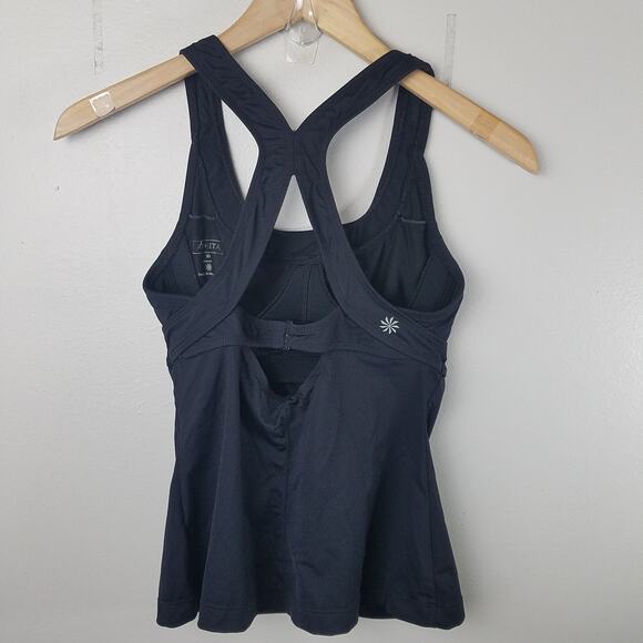 Athleta Womens Black Active Tank Size Xsmall - Picture 2 of 8